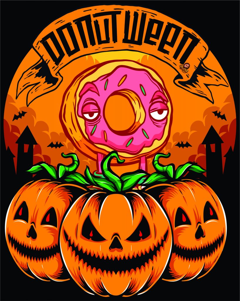 Donutween pumpkin patch poster